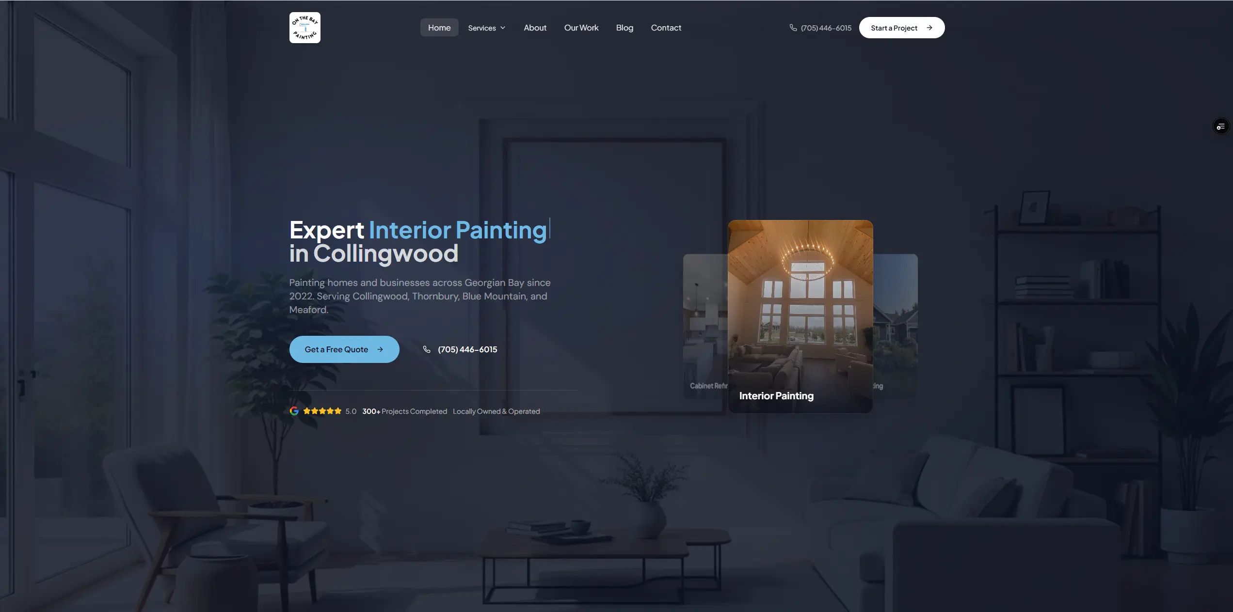 Painters website preview